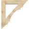 Ekena Millwork Olympic Traditional Rough Sawn Bracket w/ Offset Brace, Douglas Fir, 8"W x 40"D x 44"H BKT0806X40X44OLY01RDF - alternate 2
